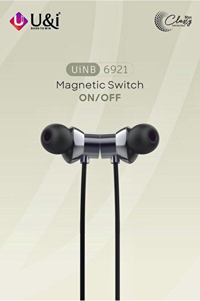 U & I Born To Win Wireless Neckband Bluetooth Earphones with 60H Playtime, Magnetic ON/OFF, Low Latency 60ms,