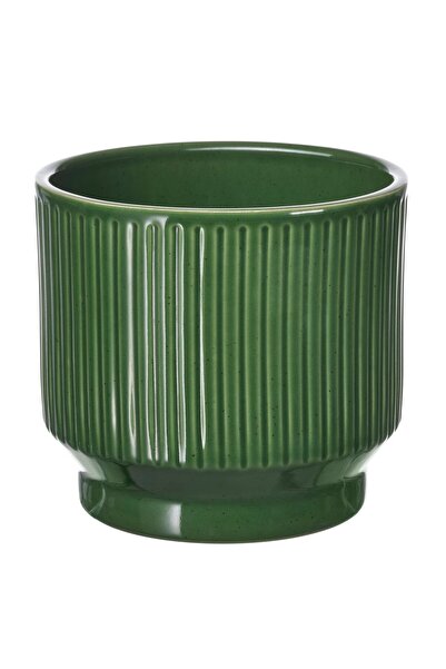 IKEA VINTERFINT Plant pot, indoor/outdoor, green, 12 cm