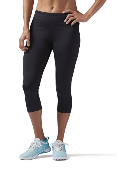 Reebok Κολάν Capri Fitness - Μαύρο, XS