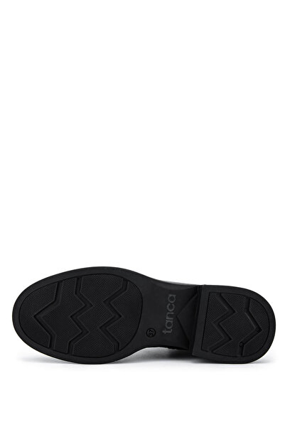 Tamer Tanca Kadın Hakiki Deri Siyah Topuklu Bot