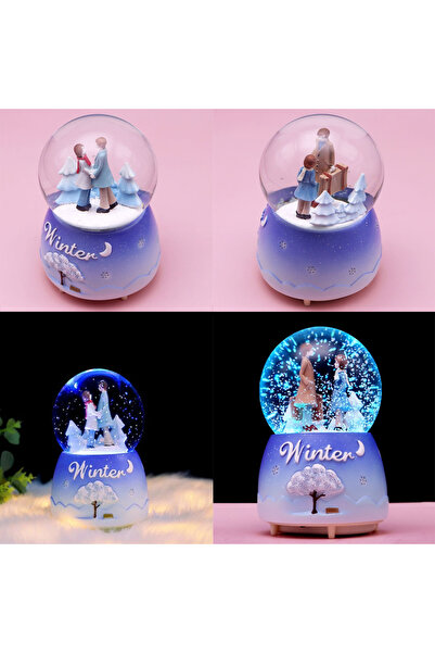 Skygo Işikli Kar Püskürten Kiş Masali Temali Kar Küresi
