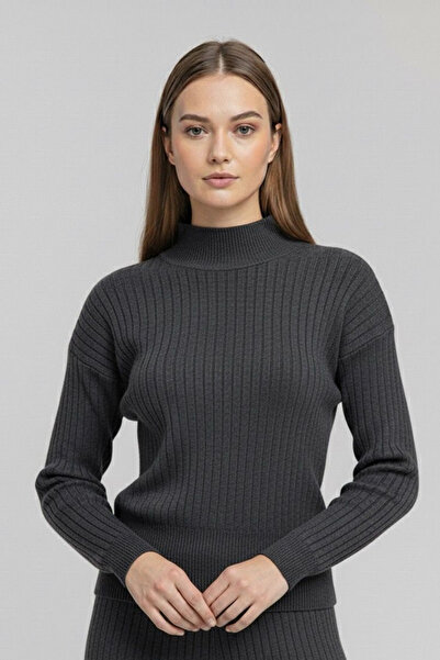 MILANOFOX Women's Ribbed High-Waisted Knitwear Two-Piece Set