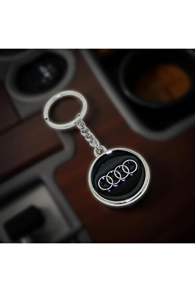 Magrot Audi metal keychain with chain - Simple Model 25065
