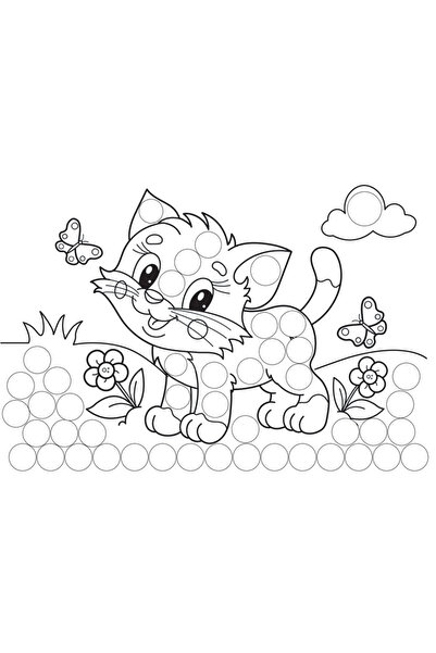 Lino Dot Markers Coloring Book - Animals