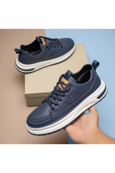 BMoD Men's blue casual shoes with elastic laces MOD13026