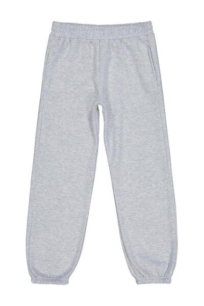 Civil Girls Plain 10-13 Years Old Sweatpants - Gray 12-13 Years Old