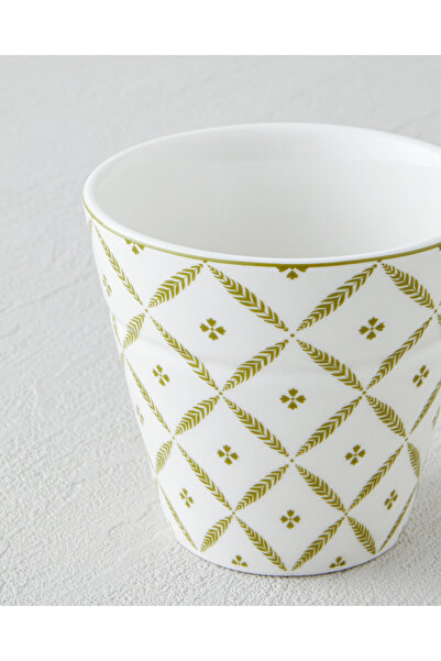 English Home Herbal New Bone China Cup 230 ml White - Green