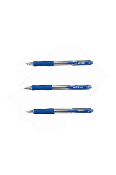 UNİ-BALL قلم ميكانيكي أزرق من نوع UNIBALL LAKNOCK MICRO (0.5) (3 قطع)