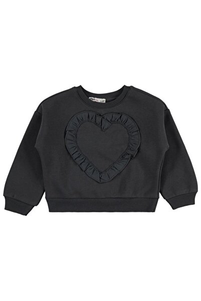 Civil Girls Kalp Baskılı 2-5 Yaş Eşofman Takımı - Gri2-3 Yaş