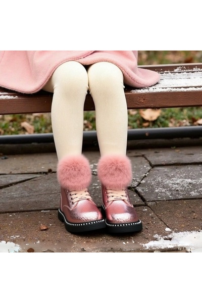 OEM Ghete pentru copii din piele ecologica, captuseala calduroasa la interior...