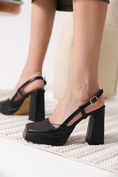 TRENDELLA Karmen Black Women's Heeled Shoes