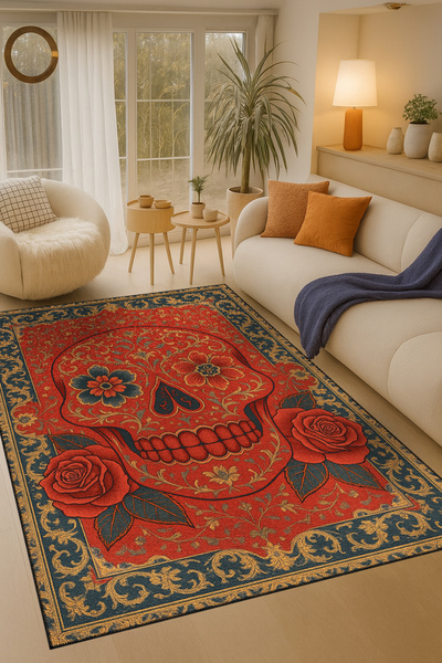 Rugs Modern Halı MOSSO Μοτίβο Μπακλαβά Διακοσμητικό Χαλί με Υφαντή Βάση Vinta...