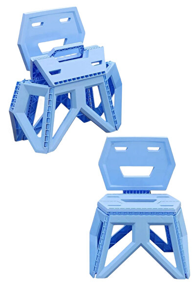 Blooma Katlanabilir Çocuk Kamp Sandalyesi Lüx Sert Plastik Çocuk Koltuğu Mama Sandalyesi