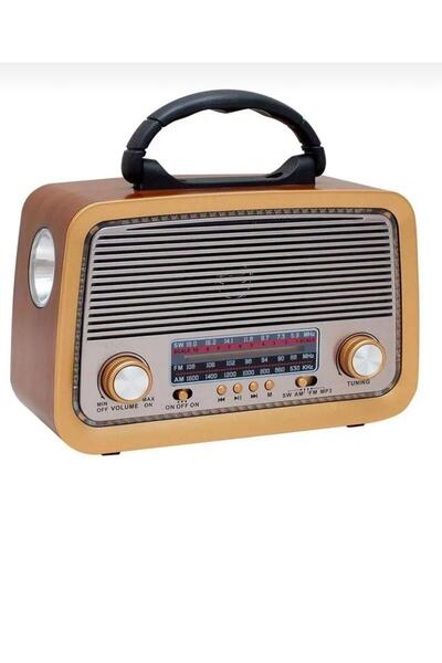 Janva 301 Eskitme Nostalji Tasarımlı Bluetoothlu Nostalji Radyo Fm-sd Kart-aux NSTJ000002001