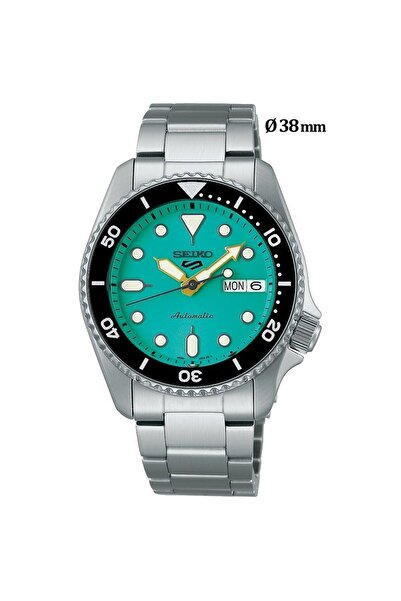 Seiko SRPK33K1 Otomatik Çelik Gri Turkuaz Kadran 10 ATM 38 mm Erkek Kol Saati