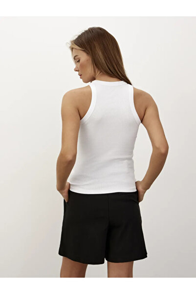 LİRONA Βαμβακερό κοτλέ πλέξη ριμπ Πολύ ελαστικό Άνετο γιακά με φαρδύ λαιμό με ρέλι Πλεκτό Crop - Εξωτερικό ένδυμα