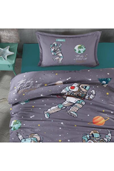 Vertigo Single Duvet Cover Set, 100% Cotton Duvet Cover Set, Teen Duvet Cover Set,