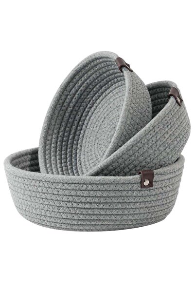Jiffy Set of 4 Cotton Rope Storage Baskets