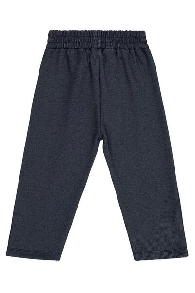 Civil Boys بنطلون رياضي بحزام مطاطي وأربطة مزخرفة لعمر 2-5 سنوات - أزرق داكن ...