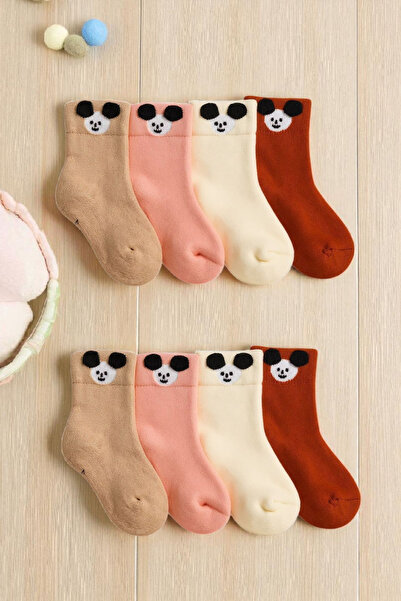 Ollero 8 ζευγάρια χωρίς ραφές παχιές κάλτσες για κορίτσια