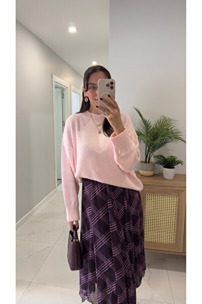 BİRCANÇİL MD Vesta Pembe Basic Triko