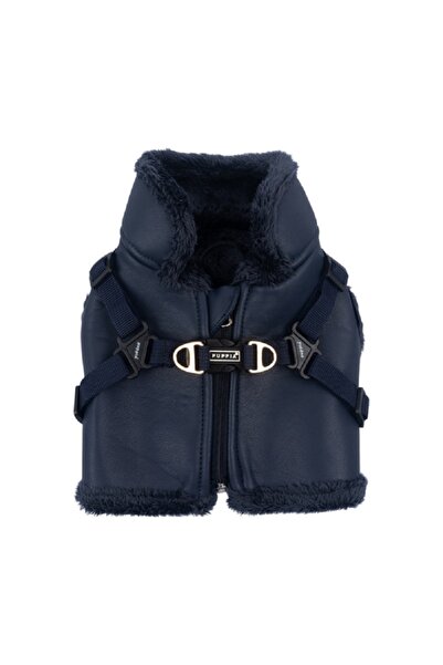 puppia طوق صدر قابل للتعديل من الفرو الصناعي من وينتر