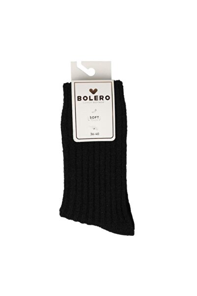 Bolero Wool Soft Winter Women's Socks Black