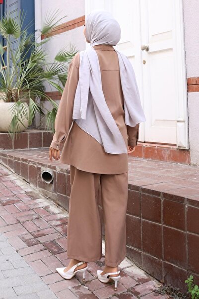 Missvalle Glitter Stone Detailed Suit Mink 19264