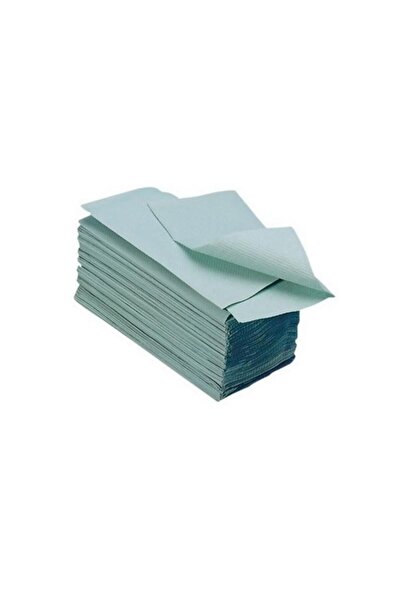 Nova Prosop de hârtie pliat în V, verde, 1 strat, 250 de coli/pachet, 20 pachete/bax