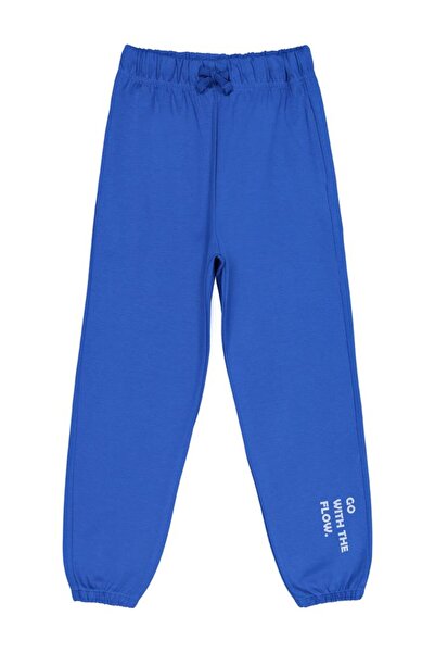 Civil Boys Go Wıth Baskılı 6-9 Yaş Eşofman Altı - Mavi 6-7 Yaş