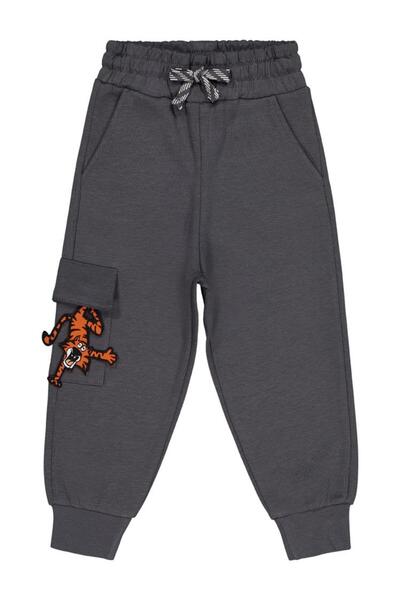 Civil Boys Cebi Kaplan Nakışlı 2-5 Yaş Eşofman Altı - Gri5-6 Yaş