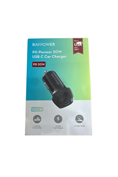 RavPower شاحن سيارة من شركة بمدخل تايب سي 20 واط