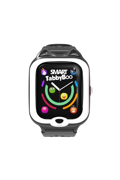 SMART TabbyBoo Kids GPS smartwatch 4G Kitty 1.4 inch, Black