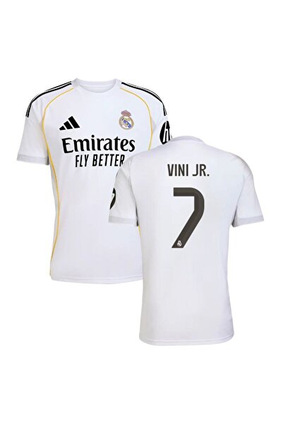 Lion Spor Real/Madrid 2025/26 Vini Jr /7/ Home White Adult Jersey