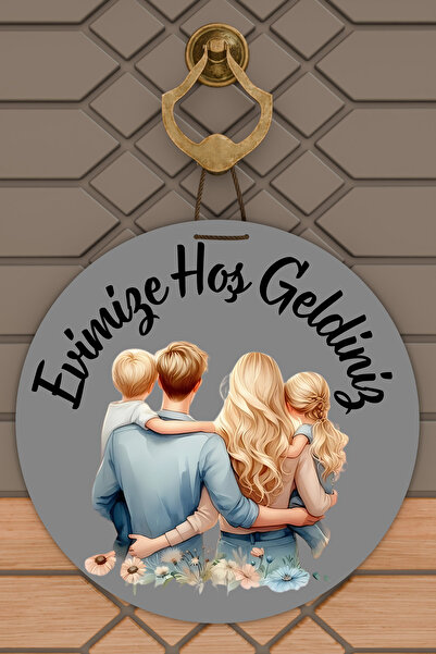 Dormot زخرفة باب عائلية حديثة بطباعة رقمية