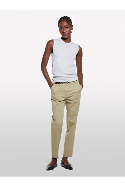 Sisley Γυναικεία βισκόζη αμάνικη μπλούζα εφαρμοστό πλεκτή 325P17Q3M105S-SIS10Y