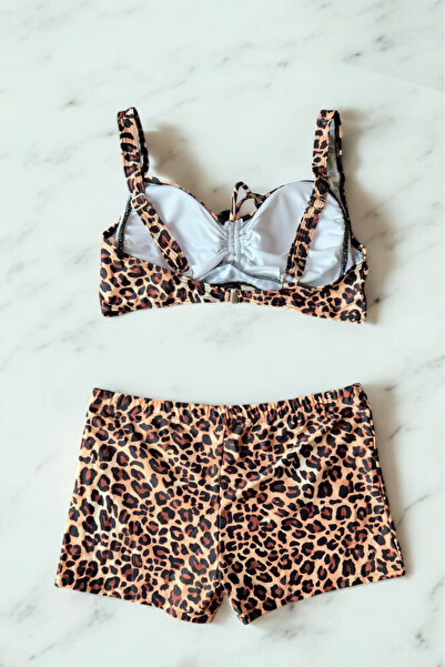 embody Ladies 2 piece swimsuit, plus size, animal print, Ariana f2502
