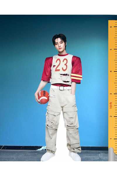 dakik reklam I.N Maketi Ayaklı Tam Boy Maket Stray Kids Yang Jeong-in