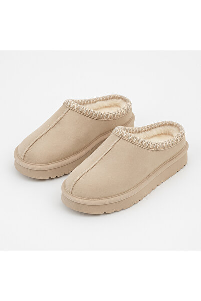 Nice For You Шерстяні замшеві домашні капці – м'які зимові жіночі капці