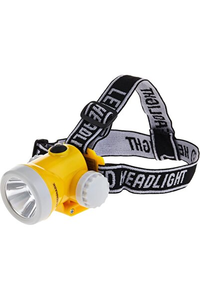 Olsenmark Rechargeable LED Head Light, Yellow