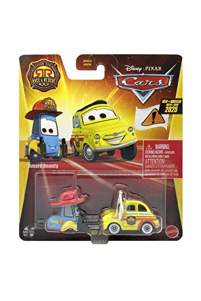 HOT WHEELS Disney Pixar Cars Luigi ve Guido 2025 Race & Rescue Metal Araba Seti