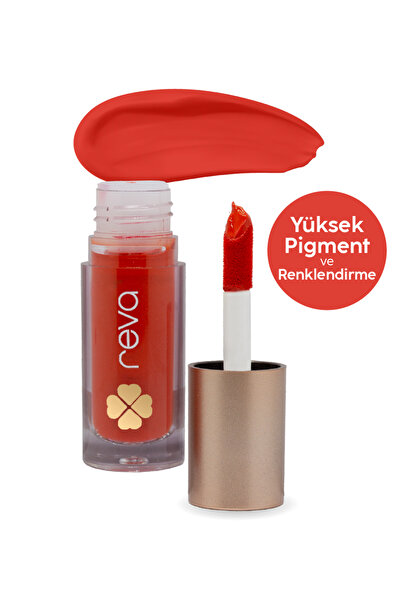 REVA Vegan & Temiz İçerikli Lip & Cheek Tint – 2’si 1 Arada Doğal Renk, Nem v...