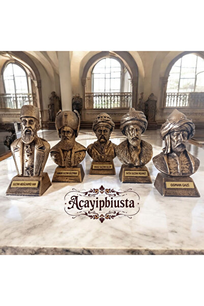 ACAYİPBİUSTA Osmanlı padişahları seti 5 li