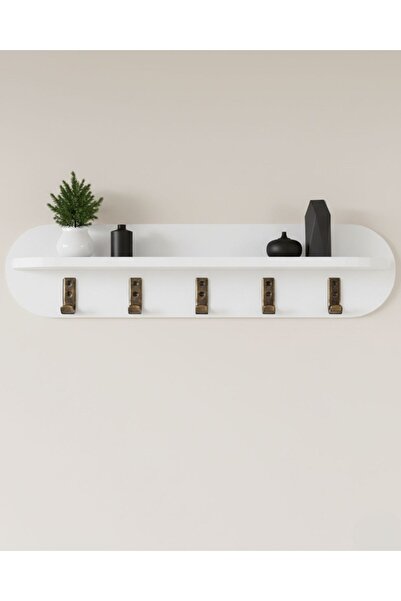 KOÇSAN Oval Vestiyer Askısı, Antre & Hol Askılığı, Askılık, Duvara Monte 80x2...