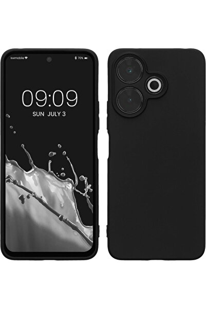 bestcase Carcasă TPU Ultra Slim 0.8mm pentru Xiaomi Redmi 13x, Neagră