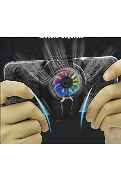 Bowie DL06 ultra güçlü telefon soğutucu fan Seramik turbo soğutma RGB İphone ...