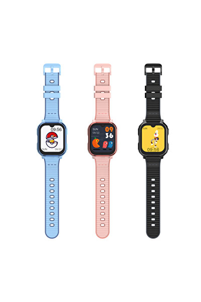 SMART TabbyBoo Ceas smartwatch GPS copii Connect, aplicatii WhatsApp, YouTube, TikTok, Albastru