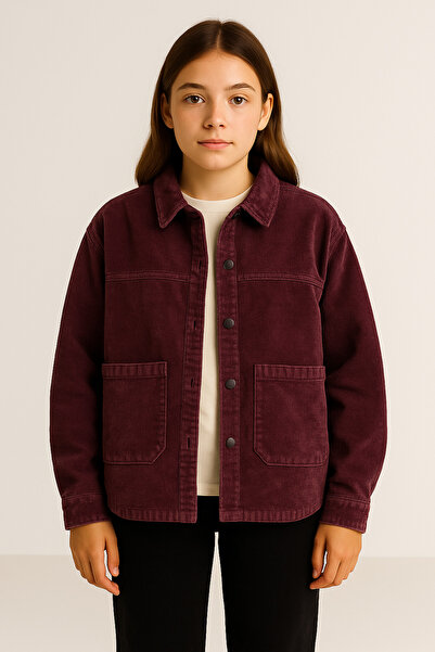 RG Brand Children's Velvet Pocketed Jacket Coat