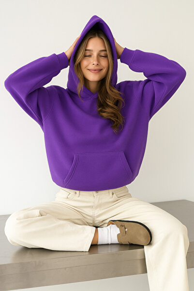 YRN COLLECTION Унісекс Жіночий/Чоловічий 3-нитковий бавовняний оверсайз-светр...