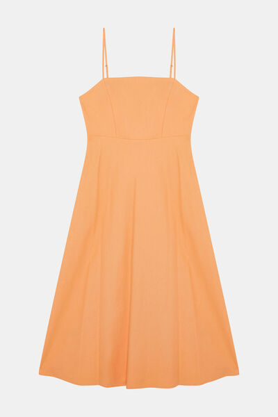 W Collection AÇIK TURUNCU ASKILI ELBİSE